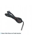 Fühler PTC, l ＝ 1,5 m, Silikon, Edelstahlabdeckung 6x40 mm, S6.SH, DIXELL