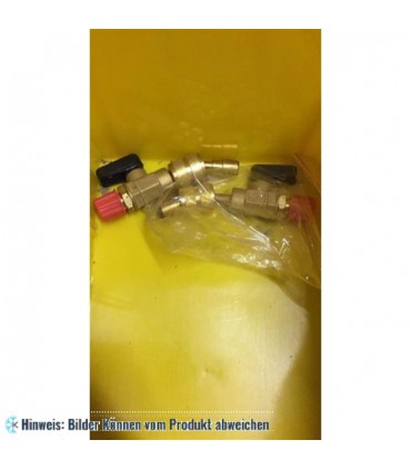 Handabsperrventil 5/16 SAE - 45° abgewinkelt