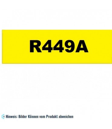 Aufkleber für Kältemittel R449A