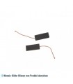 Motorkohlen mit geflochtenem Kupferdraht 5 x 13,5 x 35 mm, einzeln, BOSCH