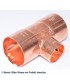 Kupfer T-Stück reduziert i/i/i 42-28-42 mm, 5130