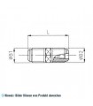 Füllstutzen 1/4"SAE x 1/4"C WIGAM 3BA