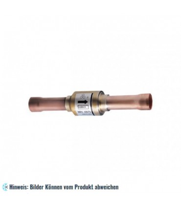 Rückschlagventil Sanhua - gerade, kv 5.52, Löt 7/8" (22 mm) ODF, YCVS 17-77GSHC-1