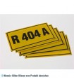 Aufkleber für Kältemittel R404A