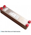 Plattenwärmetauscher SWEP V80Hx40/1P-SC-S, 16(27), 35,1(27)+2x1 1/4 "&28U(27)