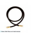 Füllschlauch "HD" 90cm schwarz 3/8" SAE, Anschlüsse gerade x gerade WIGAM HDSS/6-6/36