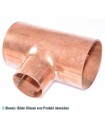 Kupfer T-Stück reduziert i/i/i 64-42-64 mm