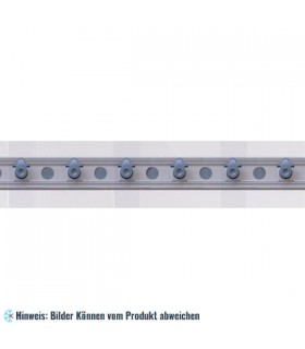 Montageprofil mit Haken - L 3340 mm Streifen 190x2 mm / 40%-80% Überlappung