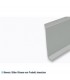Einfache PVC Sockelleiste - zu verleimen - RAL 9022 (leichtgrau) L＝4m, volle Verpackungseinheit 200 m
