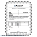 Mastercool Testleck Kalibrier-Zertifikat für elektronische Lecksuchgeräte
