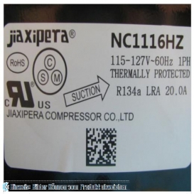 More about Kompressor JIAXIPERA NC1116HZ, R134a, 115-127V/1Ph/60Hz