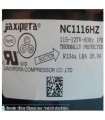 Kompressor JIAXIPERA NC1116HZ, R134a, 115-127V/1Ph/60Hz