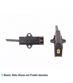 Motorkohlen mit Gleitgehäuse für Feder. Geflochtene Kupferdrahtverbindung 5 x