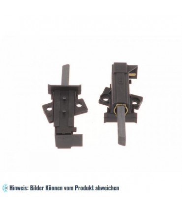 Motorkohlen mit Gleitgehäuse für Feder. Geflochtene Kupferdrahtverbindung 6 x