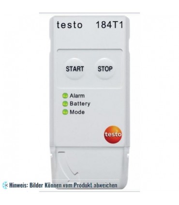 testo 184 T1 USB-Datenlogger, 90 Tage/16000 Messwerte (inkl. Software)
