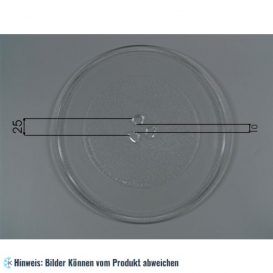 Glasteller für Mikrowellen - Model B - Ø 315 mm