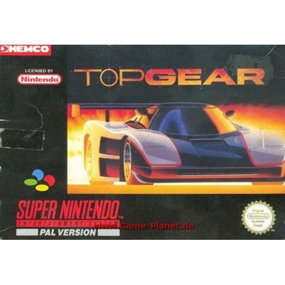 Top Gear - SNES Super Nintendo PAL Version