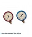 Ersatz Manometer Ø60, Ölfüllung, Klasse 1, radialer Anschluss - Blondelle WIGAM BL60/20R1/A4/K1
