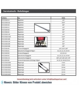 Rohrbiegefeder 3/8", Länge 32,5 cm