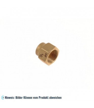 Bördelmutter / Überwurfmutter Gewinde 3/4" Lochgröße 18 mm