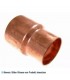 Kupfer Reduziernippel a/i 54 - 42 mm, 5243