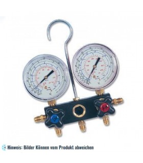2-Wege Monteurhilfe mit Druckmesser Ø80 Klasse 1 "Pulse-Free" WIGAM F2PF80/A4/5/K1