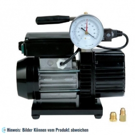 Vacuum pump with solenoid valve and vacuum gauge WIGAM RS3DE/V