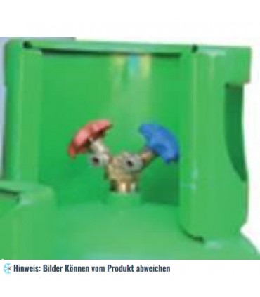 Pfandflasche mit Doppelventil 12 kg für 12-4200359, R513A - XP10 Opteon