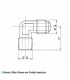 Winkelstück 1/4"SAE x 1/8"NPT WIGAM E1-4A
