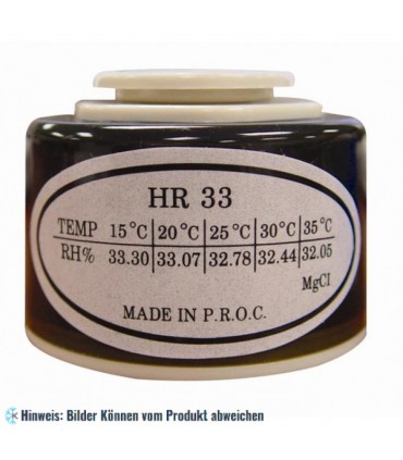 Salzlösung Flasche 33% (dundkelbraun) für Psychrometer 45-52233 und Hygrometer 45-52230