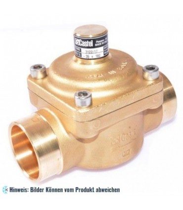 Rückschlagventil Castel 3122/17,gerade Löt, 2 1/8" ODS, KV 40