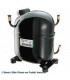 Kompressor Aspera Embraco NJ6220ZX-V, mit Rotalockventil, HBP - R134a, 380-420 V/50 Hz