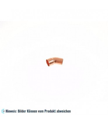 Kupferbogen 45° a/i 8 mm, 5040