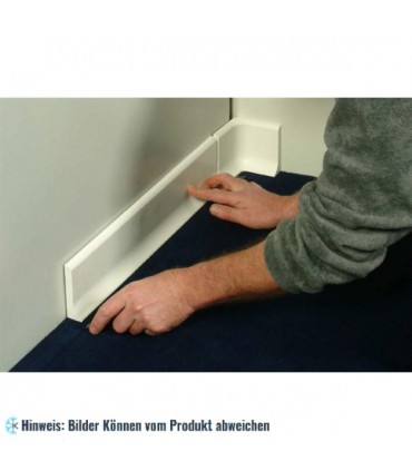 Polyesterbetonsockelleiste RAL 9002 - L＝1m, höhe 100 mm