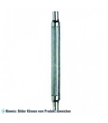 Edelstahlschwingungsdämpfer mit vernickelten Stahlanschlüssen Carly EVCYAC 2 S Lötanschluss 1/4"