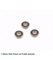 Kugellager, mit einseitiger, schleifender Gummidichtung 629 RS (9 x 26 x 8 mm)