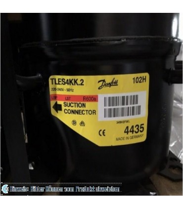 Kompressor Danfoss TLES4KK.2, LBP/MBP - R600a, 220-240V 50Hz - nicht lieferbar, ersetzt durch Nachfolger