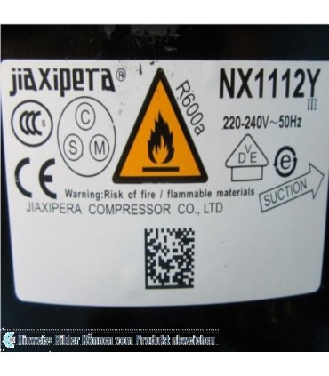 Kompressor JIAXIPERA NX1112Y, R600a, 220-240V