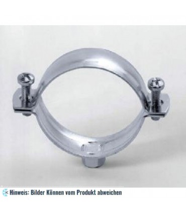 Rohrschelle zweischraubig ohne Schallschutz M8/M10 84-90* (72-78)