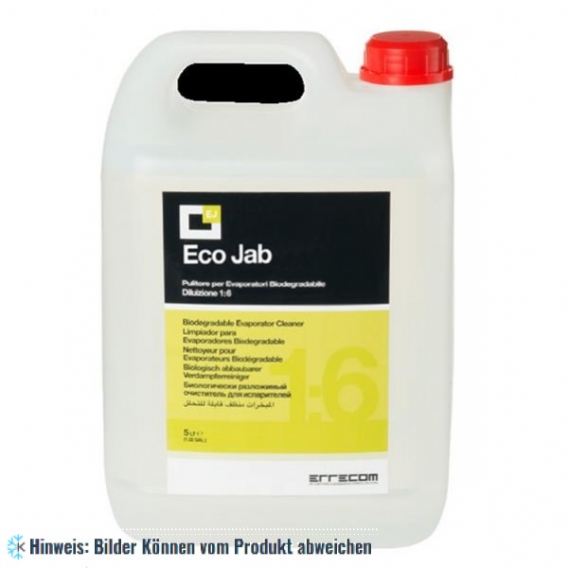 EcoJab biologisch abbaubarer Verdampferreiniger 5L Kunststoff-Behälter, Verdünnung 1:6