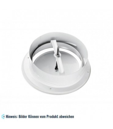 Stahl Diffusor AM 125 VRF für Be- und Entlüftung, Lüftungsrohr 125 mm