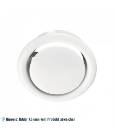 Stahl Diffusor AM 125 VRF für Be- und Entlüftung, Lüftungsrohr 125 mm