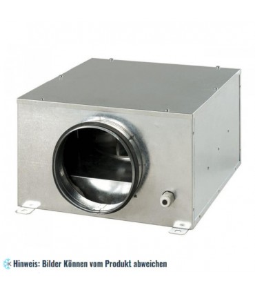 Radialrohrventilator KSB 150, 435 m3/h, flüsterleise, mit schall- und wärmeisoliertem Gehäuse