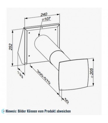 Lüftungsanlage (dezentrales Lüftungsgerät) KWL (kontrollierte Wohnraumlüftung) TwinFresh Comfo RA1-25 mit Fernbedienung, max. Fö