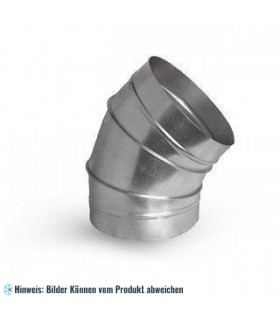 Bogen Winkel 45° NW 280 Wickelfalzrohr