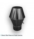 Deflektorhaube rund mit Drahtgitter NW355 mm