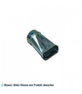 Flachkanal asymmetrischer Übergang NW140x180mm Wohnraumlüftung Flachkanäle