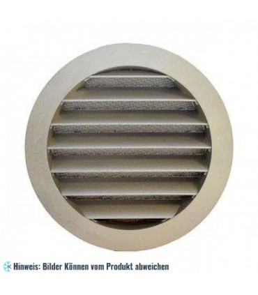 Lüftungsgitter für Wickelfalzrohr, Abluftgitter mit Insektenschutz