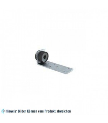 Luftkanalhalter L mit Gummielement für eckige Kanäle 100 stck.