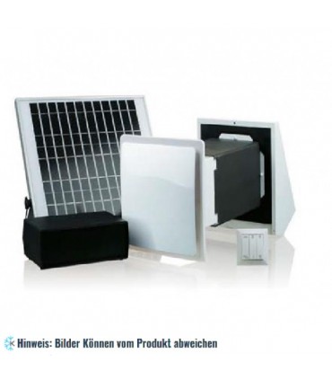 Lüftungsanlage (dezentrales Lüftungsgerät) KWL (kontrollierte Wohnraumlüftung) TwinFresh Solar SA-60 Pro, mit quadratischem Luft